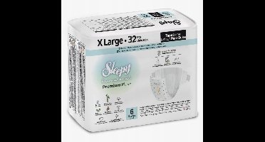 Sleepy Bio Natural Premium Plus Baby Luiers - Maat 6 (15-25 Kg) - 32 Luiers