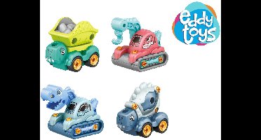 Eddy Toys Car dino 4as - Kunststof