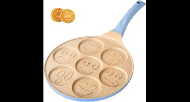 RVV® Poffertjespan - Poffertjespannen - Blauw - 24cm x 24cm x 4cm