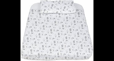 Chicco Next 2Me Driedelige set voor wiegje met dekbedovertrek en Kussenhoes 100% katoen.