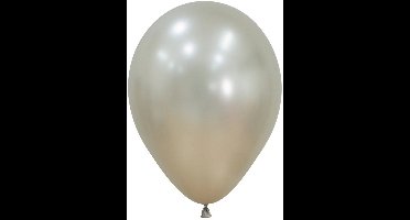 Gouden ballonnen - Sempertex professionele ballonnen - 30 centimeter - zak van 50 stuks - Silk cream Pearl 873