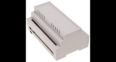 TRU COMPONENTS TC-7910908 DIN-rail-behuizing 139 x 89 x 63 ABS-V0 Grijs 1 stuk(s)