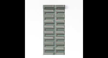 Dutch Wallcoverings - Renaissance - Grecian Key Aqua - Vliesbehang - 10m x 53cm - RE521075