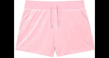 Juicy Couture Juicy Couture Classic Velour Short With Back Pocket ROZE - Maat S