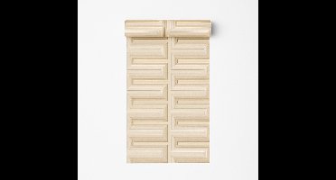 Dutch Wallcoverings - Renaissance - Grecian Key Beige - Vliesbehang - 10m x 53cm - RE521072