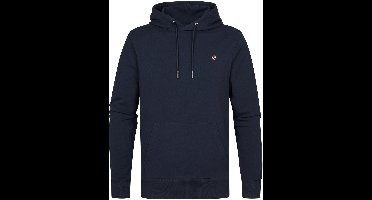 Petrol Industries Hoodie Heren - Trui met Capuchon - Kangoeroezak - 95% Katoen, 5% Elastaan - Comfortable Sweater Mannen - Blauw - Maat XL