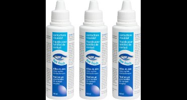 Eye Fresh - Alles-in-één - 6 x 100 ml - Lenzenvloeistof voor zachte contactlenzen - Voordeelverpakking