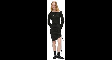 Karl Lagerfeld Jeans B1w13045 Korte Jurk Met Lange Mouwen Zwart XS Vrouw