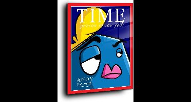 Andy Time person of the year parody - Meerdere kleuren - Plexiglas 120 x 180