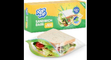 Herbruikbare Ziplock Sandwichzakken met Lucht Dichte Afdichting voor Meermaals Gebruik