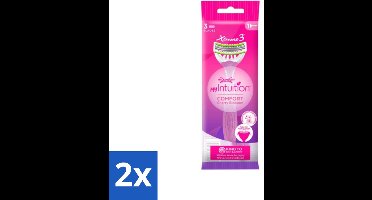 2 x Wilkinson - Wegwerpscheermesjes - Xtreme 3 Beauty - Comfortabel - 1 scheermesje - Wegwerpscheermes - Scheermesje - Scheermes Dames - Scheermes Xtreme - Scheermesje Comfort