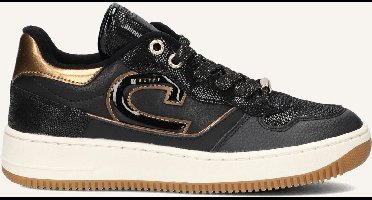 CRUYFF JUNIOR Campo Low Sneakers Meisjes - Leren Sneaker - Zwart - Maat 36