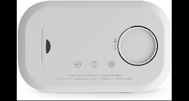 RVV® Koolmonoxidemelder - Koolmonoxidemelders - Wit - ‎5cm x 13cm x 8cm