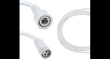 150 cm waterdichte verlengkabel voor enkele kleur led strip