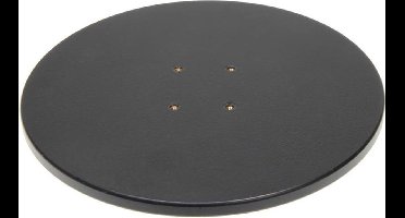 Pedestal Mount Acc. Ronde plaat Ã¸:200mm Dik:9mm Black