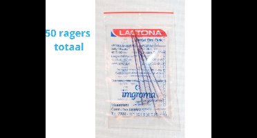 Lactona Interdentaal Ragers - Large 8mm - Violet - 10 gripzak x 5 stuks - Voordeelpakket