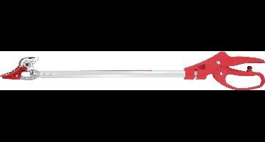 ARS Langarm Rozenpresenteerschaar - Lichtgewicht Aluminium Steel - Gehard Verchroomd Staal - Roteerbaar Handvat - 617 mm - Rood