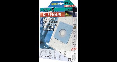 Kleenair  XX2 stofzuiger zak met High Power filtration filter - AFK PS1800  - 4 stuks stofzuigerzakken