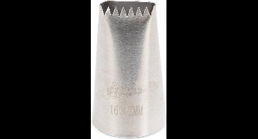 Patisse Spuitmond Vlechtwerk 16 X 2 Mm Rvs Zilver