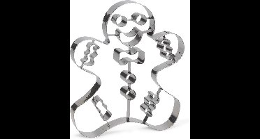 Patisse uitsteekvorm rvs - speculaaspop - 21 cm