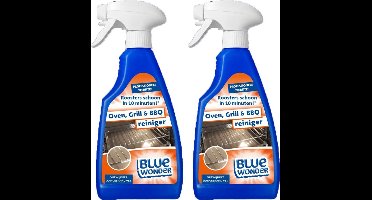 2 x Blue Wonder Oven, Grill & BBQ reiniger - 2 x 500 ml