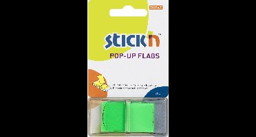 Stick'n Index tabs - 45x25mm - Neon Groen - 50 sticky tabs