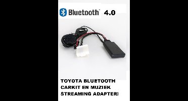 Passend Voor Matrix Corolla Landcruiser Camry Bluetooth carkit en muziek streaming adapter aux module Dongle Mp3 AD2P