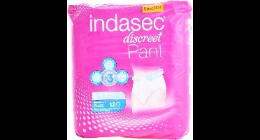 Incontinentie Luiers Pant Plus Talla Grande Indasec (12 uds)