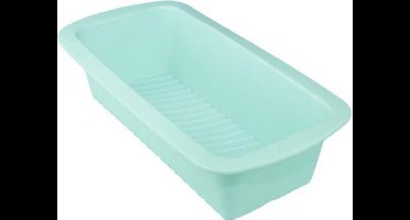 Cakevorm siliconen - lichtgroen - 27x14x7 cm