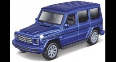 Maisto Mercedes Benz G-CLASS 'PULL-BACK' blauw metalic schaalmodel 4,5"