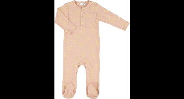 Trixie Onesie Met Voeten Lemon Squash Meisjes Katoen Roze/geel Maat 62/68