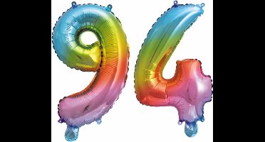 Folieballon nr. 94 Regenboog 41cm
