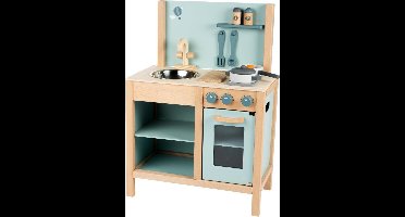 Label Label houten keuken - blauw