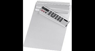 Wedo Aluminium klembord met rekenmachine - Zilver A4