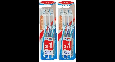 Aquafresh - Tandenborstels - Clean & Flex Medium - 6 Stuks
