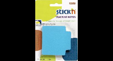 Stick'n Bladwijzers - Bookmark - sticky notes - 70x70mm - Neon Blauw - 50 index tabs