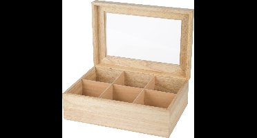 Cosy&Trendy Theedoos - 6-Compartimenten