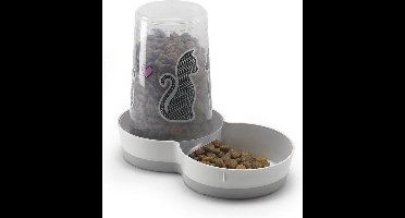 Moderna drink/voersilo friends for ever grijs - 1 ST à 1,5 LTR