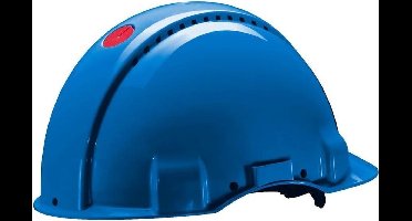 bouwhelm 3M met verstelband en Uv indicator blauw