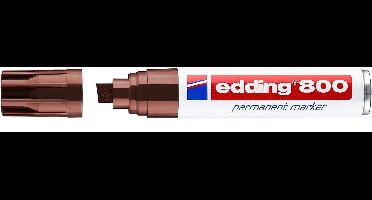 Edding 800 permanent marker Bruin (4 - 12 mm schuin)