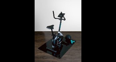 Onderlegmat / beschermmat voor fitnessapparaten - Zwart - 120x150 cm