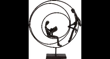 Van Manen Sculptuur Relaxing 20x3,5x23,5 Cm Metaal