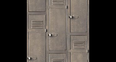 Horizons lockers bruin (modern vliesbehang, bruin)