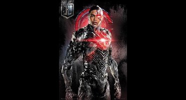 DC Comics Poster - Justice League Cyborg Solo - 91.5 X 61 Cm - Multicolor