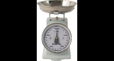 Gusta - Analoge Retro Keukenweegschaal - 5000gram - 18 x 13 x 15 cm