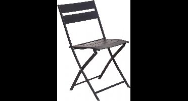 Pro Garden Tuinstoel Vouwbaar Aluminium 82 Cm Donkergrijs