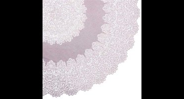 Tafelkleed Amira Vinyl 180cm Rond lila