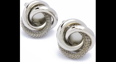 Manchetknopen - Klassiek 3 Ringen Zilverkleurig