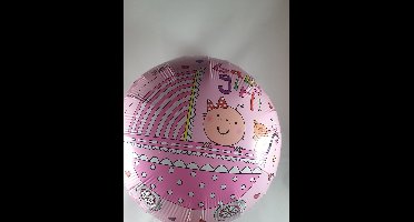 Ballon baby girl , geboorte meisje