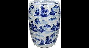 Wants&Needs Krukje Porselein Blauw 23 X 23 X 40